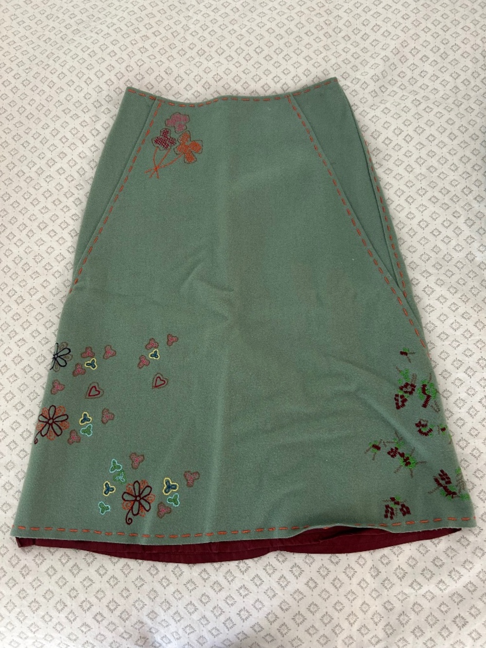 Oilily felt skirt